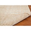 Anji Mountain Zatar Handloom Solid Woven Wool and Jute Area Rug Natural - 3 of 3