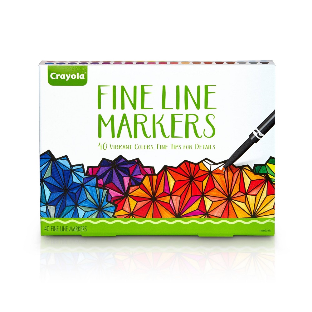 UPC 071662077150 product image for Crayola 40ct Fine Line Markers | upcitemdb.com