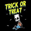 Mens The Simpsons Skeleton Bart Trick or Treat T Shirt - 2 of 4