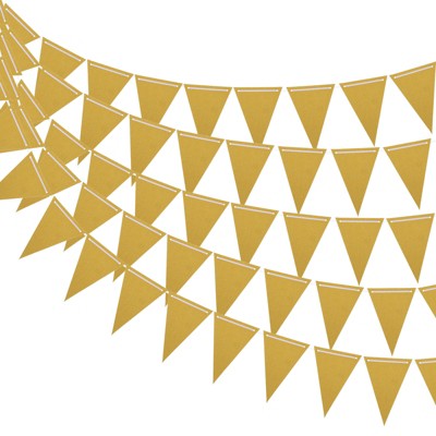 Unique Bargains Party Festive Wedding Birthday Banner Flags Decorations 5 Pcs
