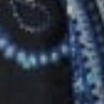 steel blue, light blue and black