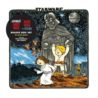 Goodnight Darth Vader / Darth Vader and Friends Deluxe Box Set (Includes Two Art Prints) (Star Wars) - (Star Wars X Chronicle Books)