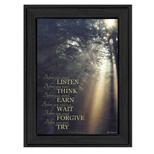 Fisfet "Before You" By Lori Deiter, Printed Wall Art, Ready To Hang Framed Poster, Black Frame - 1 of 4