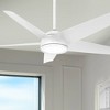 58" Minka Aire Chubby Flat White LED Smart Ceiling Fan with Remote - 2 of 4