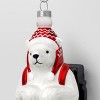 Christmas Glass Delivery Bear Ornament - Wondershop™ - 3 of 3
