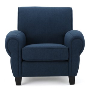 Finley Club Chair - Dark Blue - Christopher Knight Home