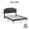 Upholstered Bed Frame Platform - 2 of 4