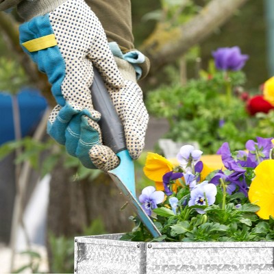 Galvanized Iron Raised Garden Bed Planter Box