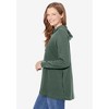 Woman Within Plus Size Pleat-Back Swing Hoodie Sweatshirt - 4 of 4
