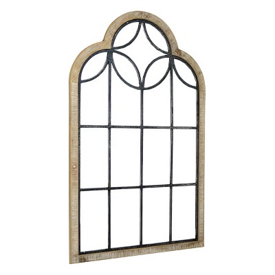 VIP Wood 49.5 in. Brown Grated Wall Decor