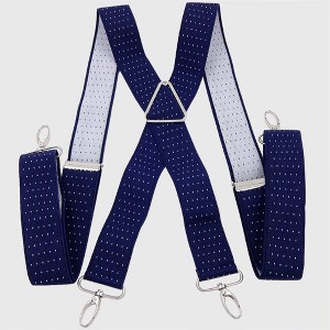 Anna-Kaci Men's Adjustable Suspenders 46in Elastic Suspenders with Clips for Formal & Casual Wear - 1 of 2