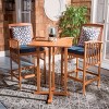 Pate 3 Pc Bar Height Bistro Set - Outdoor - PAT7043 - Safavieh - 2 of 4