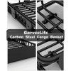 Roof Rack Rooftop Cargo Carrier Steel Basket, Car Top Luggage Holder for SUV and Pick Up Trucks - 200 Lb. Capacity - 3 of 4