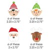 Big Dot of Happiness Very Merry Christmas - DIY Shaped Holiday Santa Claus Party Cut-Outs - 24 Count - 2 of 4