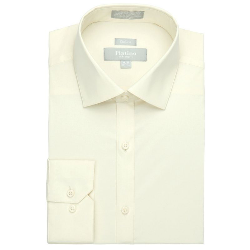 Men's Slim Fit Spandex Dress Shirt From Marquis, 1 of 3