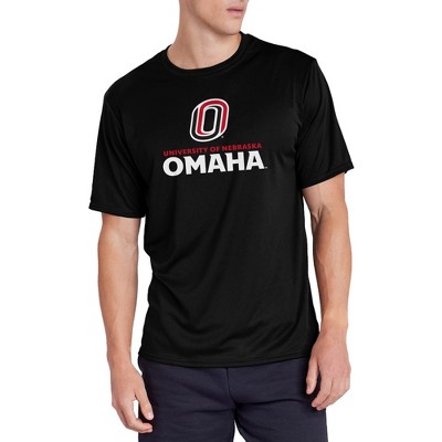 Men's University of Nebraska at Omaha Sport Active T-Shirt Primary Logo