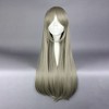 Unique Bargains Women's Wigs 30" Gray with Wig Cap - 2 of 4