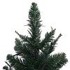 vidaXL 3ft Artificial Christmas Tree with LEDs, Green PVC Xmas Tree with Concrete Stand, Battery Operated - 4 of 4