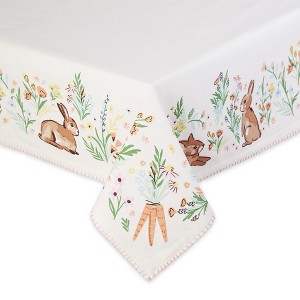 Design Imports Spring Bunny Hop Printed Tablecloth -  60 X 84" - 1 of 4