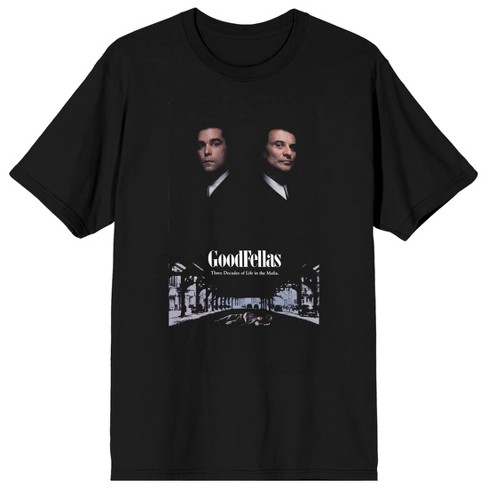 Goodfellas Henry Hill Poster Black Tee Shirt - image 1 of 1