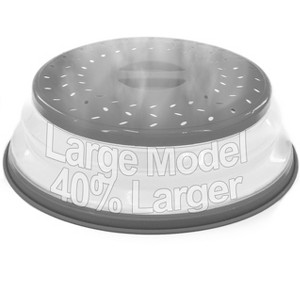 5 Star Super Deals Microwave Splatter Guard Cover - Large - Collapsible Lid for Food Protection and Easy Storage - BPA-Free, Dishwasher Safe - 1 of 4