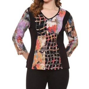 Women's Bobbi Cutwork Top - Parsley & Sage - 1 of 3