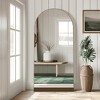 Lirago Arch Full Length Mirror Wall Mirror with Stripe Wood Frame 71?¨¢31 Brown - 3 of 4