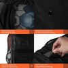 Heavy Duty XL Soccer Mesh Equipment Ball Bag w/Adjustable Backpack Shoulder Strap Design for Coach. 2 Different Size Front Pockets - 3 of 4