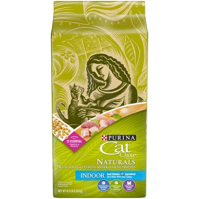 Cat Chow Natural Chicken Turkey Indoor Dry Cat Food - 6.3lbs