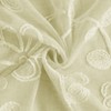 Dainty Home Rita 2-pack Linen Textured Grommet Window Panels With 3d Chenille Floral Embroidery - 4 of 4