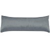 Sweet Jojo Designs Boy, Girl, Unisex/Gender Neutral Body Pillow Cover (Pillow Not Included) 54in.x20in. Boho Chic Vintage Velvet Solid Dark Grey - 2 of 4