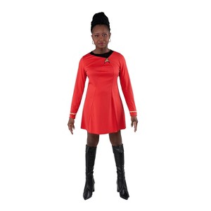 Star Trek Women's Uniform Halloween Costume Jumpsuit - 1 of 2