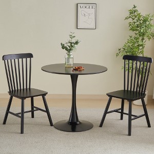 Vynxaria 31.5" Round Tulip Dining Table ¨C Modern Pedestal Design for Small Spaces - 1 of 4