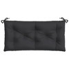 vidaXL Garden Bench Cushion Black 39.4"x19.7"x2.8" Oxford Fabric - 4 of 4