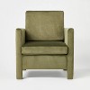 Talbert Pillow Top Slipper Chair with Casters Olive Green Velvet (KD) -  Threshold™ designed with Studio McGee