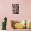 iCanvas Silver Floral Burgundy by Simon Addyman Canvas Print Wall Art - 3 of 3