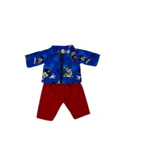Doll Clothes Superstore Mickey Print Jacket With Pants Fit 14 Inch Baby Alive And Little Baby Dolls - 1 of 4