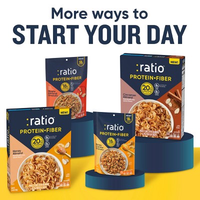 :ratio Protein Fiber Cinnamon Almond Breakfast Cereal - 15.4oz