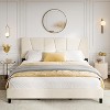 Upholstered Platform Bed Frame, Adjustable Headboard, Modern Noise Free Bed Frame, Sturdy Wooden Slats Support, No Box Spring Needed & Easy Assembly - 2 of 4