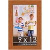 PosterPalooza | Photo Size Slim Profile Brown Frame - UV Acrylic, Foam Board Backing, Hanging Hardware - 2 of 4