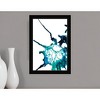 HomeRoots Ocean Living Black Framed Print Wall Art - 2 of 4