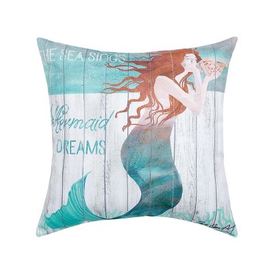 C&F Home 18" x 18" Mermaid Dreams HD Indoor/Outdoor Throw Pillow