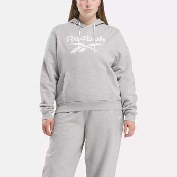 Reebok Identity Big Logo Fleece Hoodie (Plus Size)