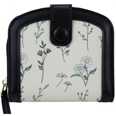 BEAFUP Cute Wallet for Women & Girls – Stylish Leather Credit Card Holder with Floral Design, Compact & Easy to Use for Travel, Daily Use