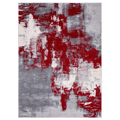 Luxe Weavers Modern Distressed Abstract Area Rug