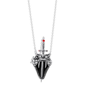 Harry Potter Gryffindor Sword and Nagini Snake Silver Plated Pendant Necklace, 18" - 1 of 4