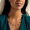 Ross-Simons 6-6.5mm Black Cultured Pearl Station Necklace in 14kt Yellow Gold - 2 of 3