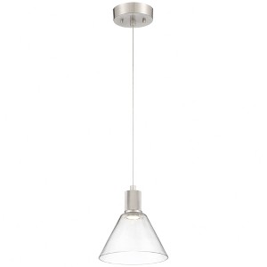 Access Lighting Port Nine 1 - Light Pendant in  Brushed Steel - 1 of 4