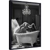 Amanti Art Big Elephant Splash by Niky Rahner Framed Canvas Wall Art - 2 of 4