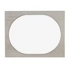 Royal Hampton Mirror, Round Beveled Edges, White Oak Solid Rubberwood 36x46 - 3 of 4